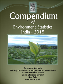 Of Environment Statistics India - 2015