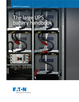 Eaton UPS Battery Handbook