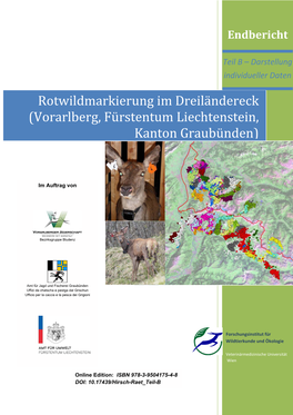 Rotwildmarkierung Im Dreiländereck (Vorarlberg, Fürstentum Liechtenstein, Kanton Graubünden)