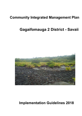 Gagaifomauga 2 District - Savaii