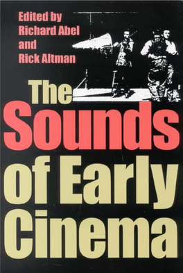 The Sounds of Early Cinema