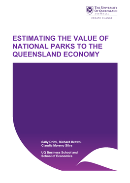 Estimating the Value of National Parks to the Queensland Economy