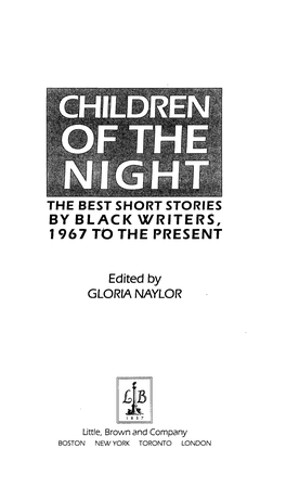 5] L.Oi; the BEST SHORT STORIES by BLACK WRITERS, 1967 to the PRESENT