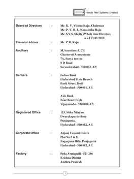 Hpsl Annnual Report 06 2013