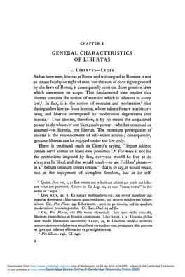 General Characteristics of Libertas