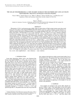 THE SOLAR NEIGHBORHOOD. X. NEW NEARBY STARS in the SOUTHERN SKY and ACCURATE PHOTOMETRIC DISTANCE ESTIMATES for RED DWARFS Todd J