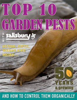 AND HOW to CONTROL THEM ORGANICALLY L TOP TEN GARDEN PESTS L 1 Top 10 Garden Pests