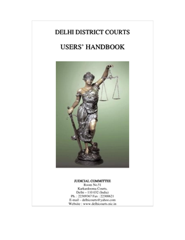 Delhi District Courts Users Handbook