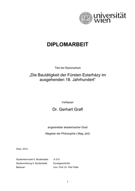 Diplomarbeit