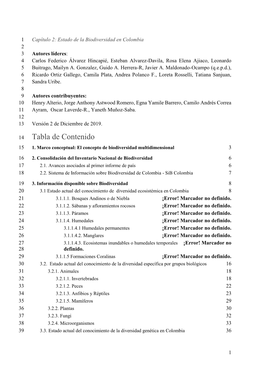 Tabla De Contenido 15 1