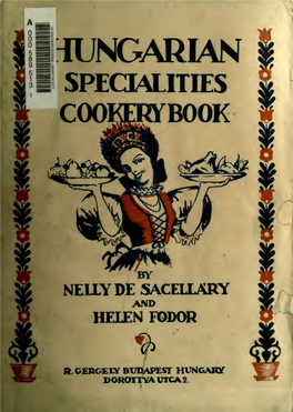 Hungarian Specialities Cookery Book