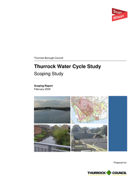 Thurrock Water Cycle Study, Scoping Study, February