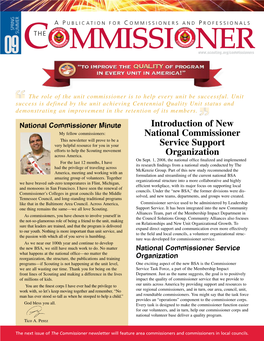 Introduction of New National Commissioner Service Support