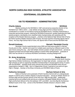 100 Administrators to Remember Final Version