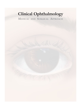 Clinical Ophthalmology Medical and Surgical Approach
