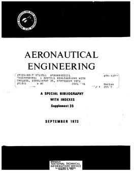 Aeronautical Engineering