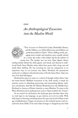 An Anthropological Excursion Into the Muslim World