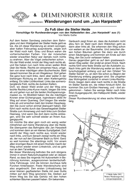 Präsentieren: Wanderungen Rund Um „Jan Harpstedt“ &