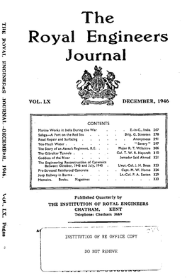 The Royal Engineers Journal