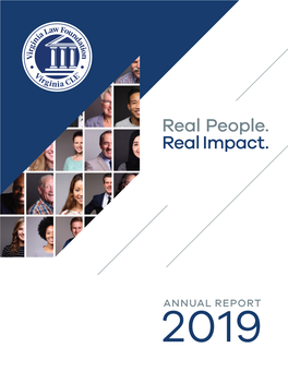 Virginia Law Foundation 2019 Annual Report