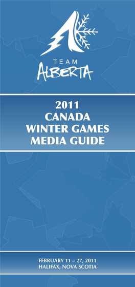 2011 Canada Winter Games Media Guide