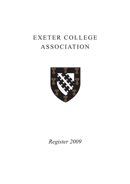 Exeter College Association