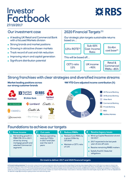 Factbook 27/10/2017 Our Investment Case 2020 Financial Targets (1)