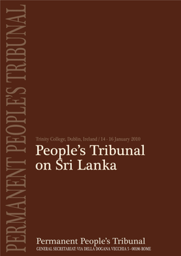 People's Tribunal on Sri Lanka