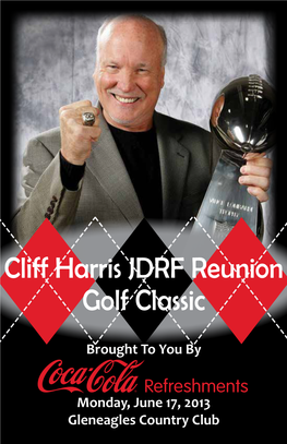 Cliff Harris JDRF Reunion Golf Classic