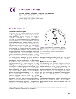 Subarachnoid Space Martin M