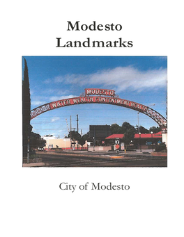 Designated Landmarks City of Modesto