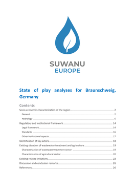 State of Play Analyses for Braunschweig, Germany