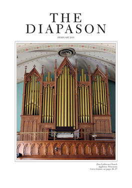 FEBRUARY 2018 Zion Lutheran Church Appleton, Wisconsin Cover