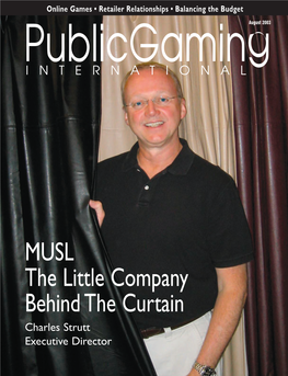 MUSL the Little Company Behind the Curtain Charles Strutt Executive Director Goodson Stars Ad II.5 8/12/03 12:49 PM Page 1