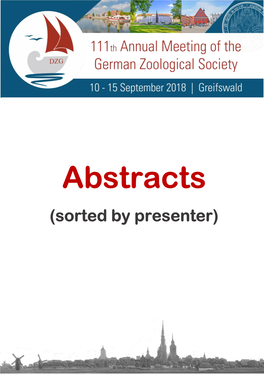 Abstracts (Sorted by Presenter)