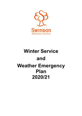 Winter Service Plan 2020-21