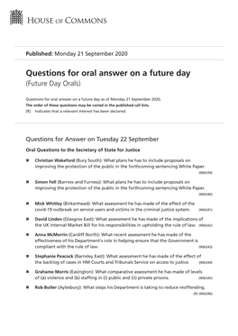 View Future Day Orals PDF File 0.11 MB