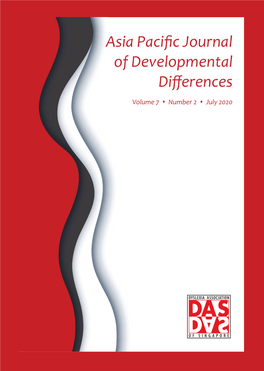 Asia Pacific Journal of Developmental Differences