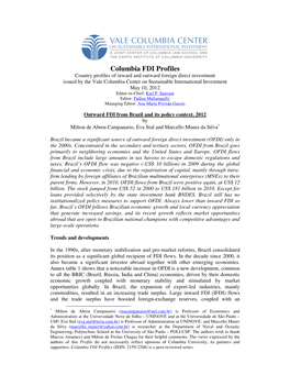 Columbia FDI Profiles