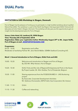 You Can See the Invitation and Agenda for the Workshop Here