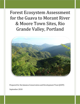 Forest Ecosystem Assessment for the Guava to Morant River & Moore