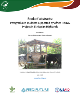 Book of Abstracts: Postgraduate Students Supported by Africa RISING Project in Ethiopian Highlands