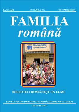 Biblioteci Româneşti În Lume