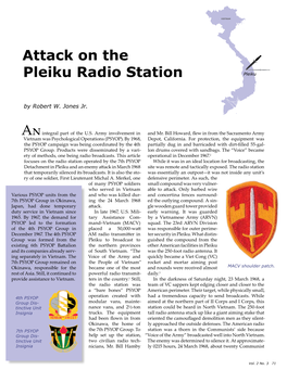 Attack on the Pleiku Radio Station