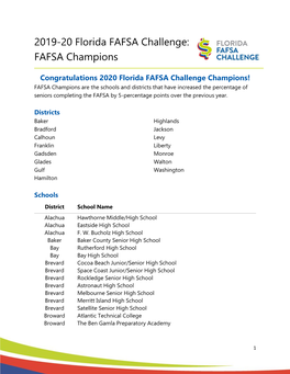 FAFSA Champions