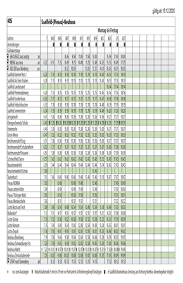 405 Saalfeld-(Piesau)-Neuhaus Montag Bis Freitag Fahrtnr