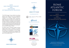 Rome Atlantic Forum