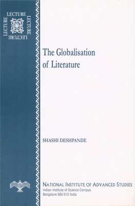 The Globalisation of Literature