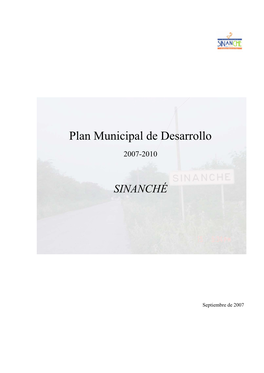 Plan Municipal De Desarrollo