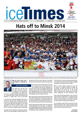 Hats Off to Minsk 2014